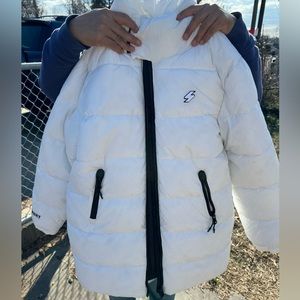 Super dry women’s jacket puffer size 4. Was for my mother but to small for her